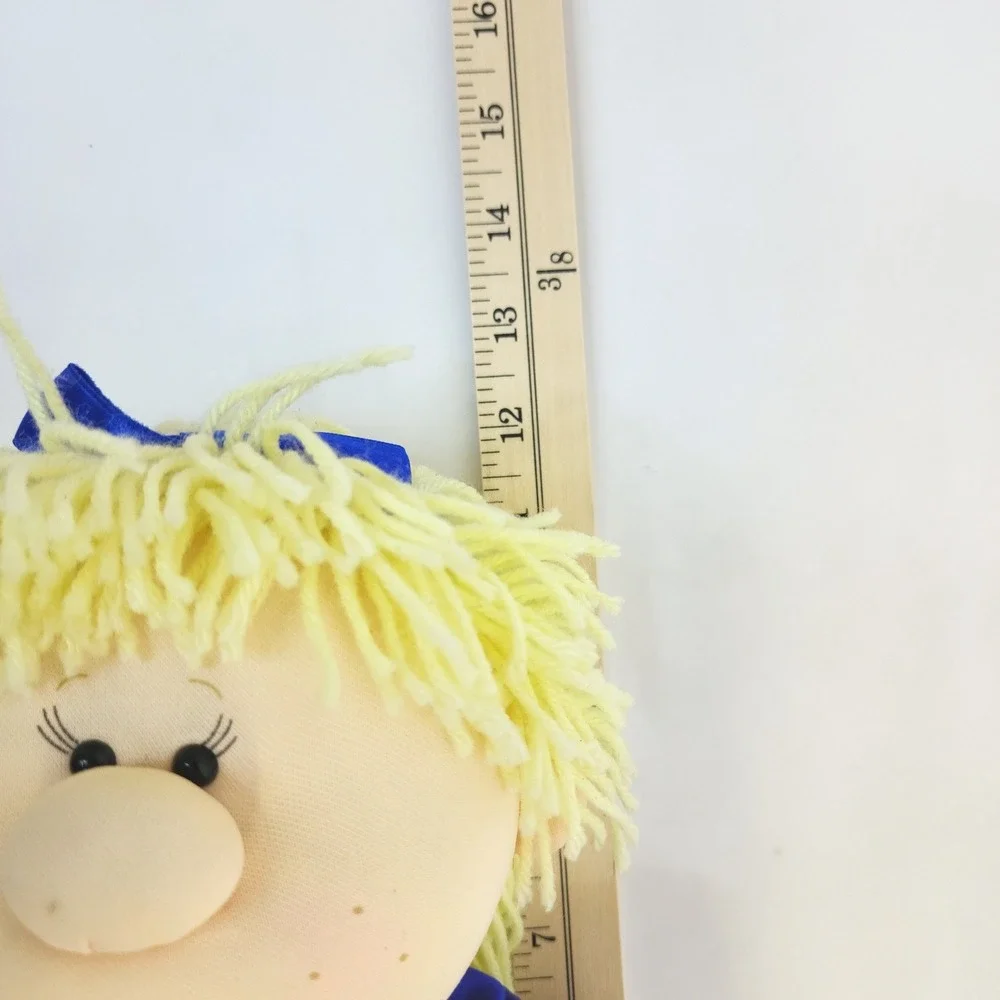 Grand Ole Opry The Opry Kids Plush Doll Blonde Yarn Hair‎ Blue Sequin Dress 12